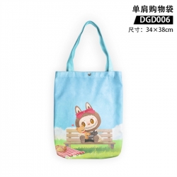 Labubu  Trendy One Shoulder Sh...