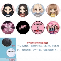 BLACK PINK Anime Round cloth f...