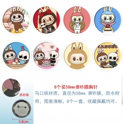 Labubu Anime round scrub film ...