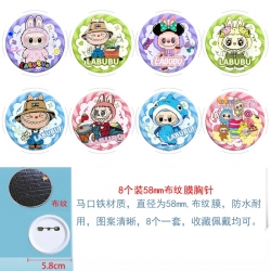 Labubu Anime Round cloth film ...