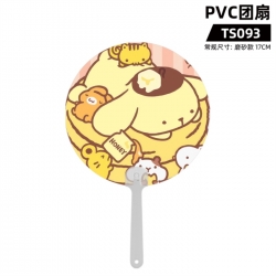 Sanrio Cartoon PVC Fan Matte S...