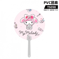 Sanrio Cartoon PVC Fan Matte S...