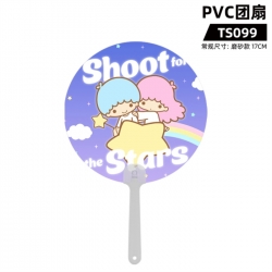 Sanrio Cartoon PVC Fan Matte S...