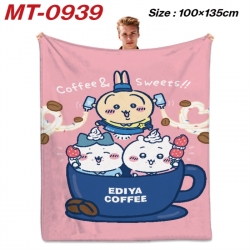 Chiikawa Anime flannel blanket...