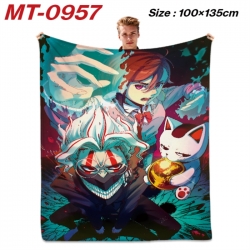 DANDADAN Anime flannel blanket...