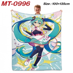Hatsune Miku Anime flannel bla...
