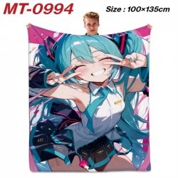 Hatsune Miku Anime flannel bla...