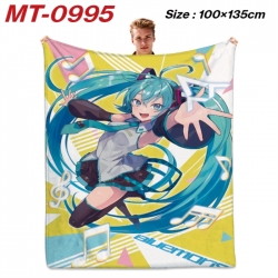 Hatsune Miku Anime flannel bla...