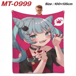 Hatsune Miku Anime flannel bla...