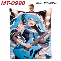 Hatsune Miku Anime flannel bla...