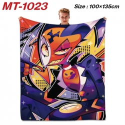 Hazbin Hotel Anime flannel bla...