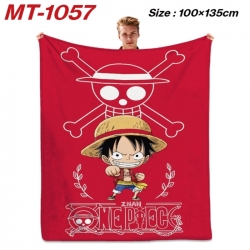 One Piece Anime flannel blanke...