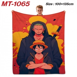 One Piece Anime flannel blanke...