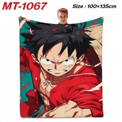 One Piece Anime flannel blanke...