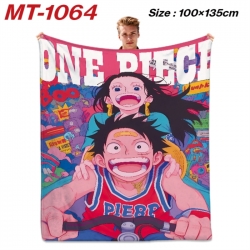 One Piece Anime flannel blanke...