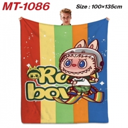Labubu Anime flannel blanket a...