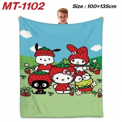 Sanrio Anime flannel blanket a...
