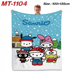 Sanrio Anime flannel blanket a...