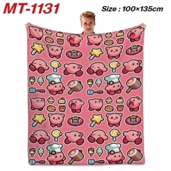 Kirby Anime flannel blanket ai...