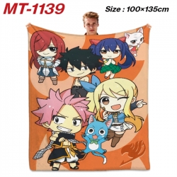 Fairy tail Anime flannel blank...