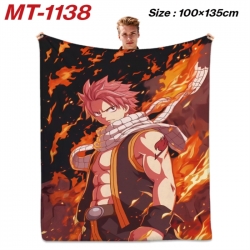 Fairy tail Anime flannel blank...