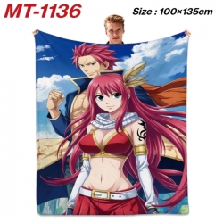 Fairy tail Anime flannel blank...