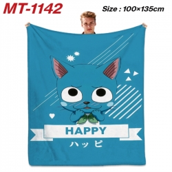 Fairy tail Anime flannel blank...