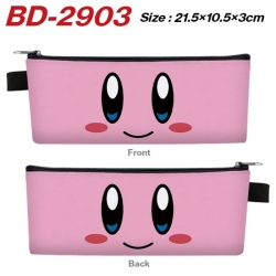 Kirby Anime PU Leather Zipper ...