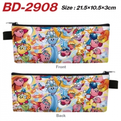 Kirby Anime PU Leather Zipper ...