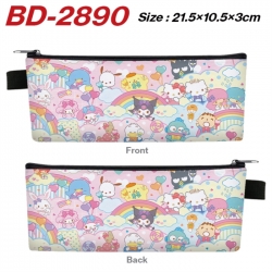 Sanrio Anime PU Leather Zipper...