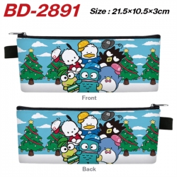 Sanrio Anime PU Leather Zipper...