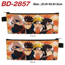 Naruto Anime PU Leather Zipper...