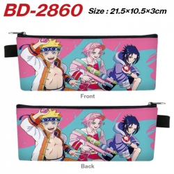 Naruto Anime PU Leather Zipper...