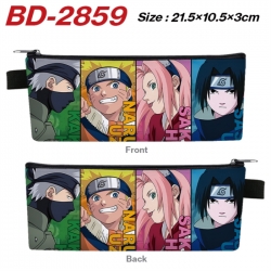 Naruto Anime PU Leather Zipper...