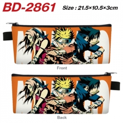Naruto Anime PU Leather Zipper...