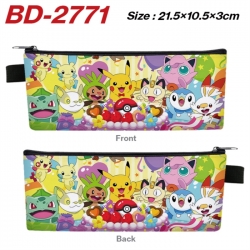 Pokemon Anime PU Leather Zippe...