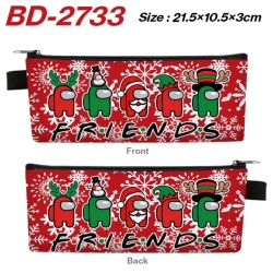 Among us Anime PU Leather Zipp...