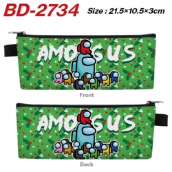 Among us Anime PU Leather Zipp...