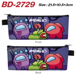 Among us Anime PU Leather Zipp...