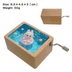 Labubu Anime printed wooden mu...