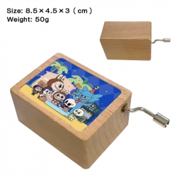 Labubu Anime printed wooden mu...