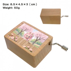 Labubu Anime printed wooden mu...