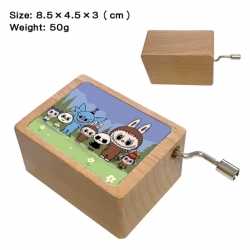 Labubu Anime printed wooden mu...