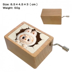 Labubu Anime printed wooden mu...