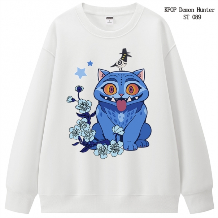 K-Pop Demon Hunters anime merchandise thick cotton round neck hoodie from S to 3XL