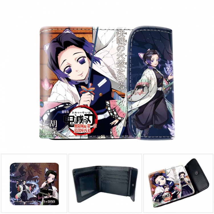 Demon Slayer Kimets Horizontal concealed wallet short wallet 12x10x2CM