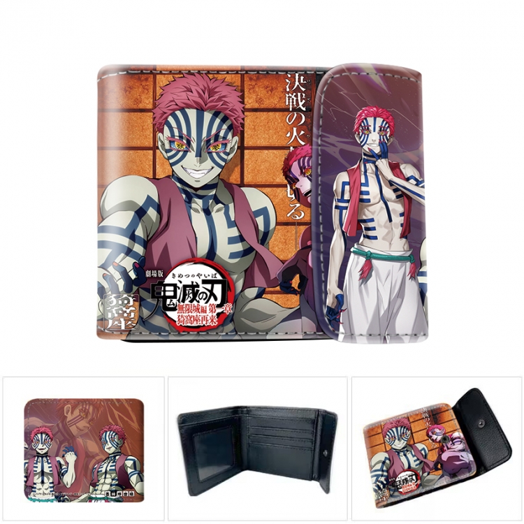 Demon Slayer Kimets Horizontal concealed wallet short wallet 12x10x2CM