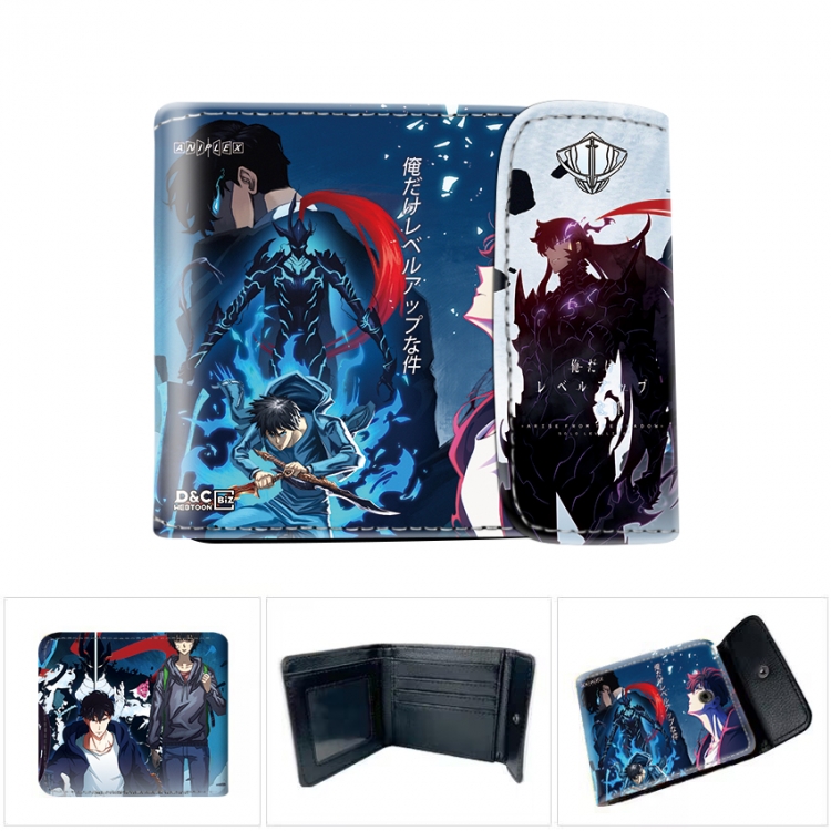 Solo Leveling:Arise Horizontal concealed wallet short wallet 12x10x2CM