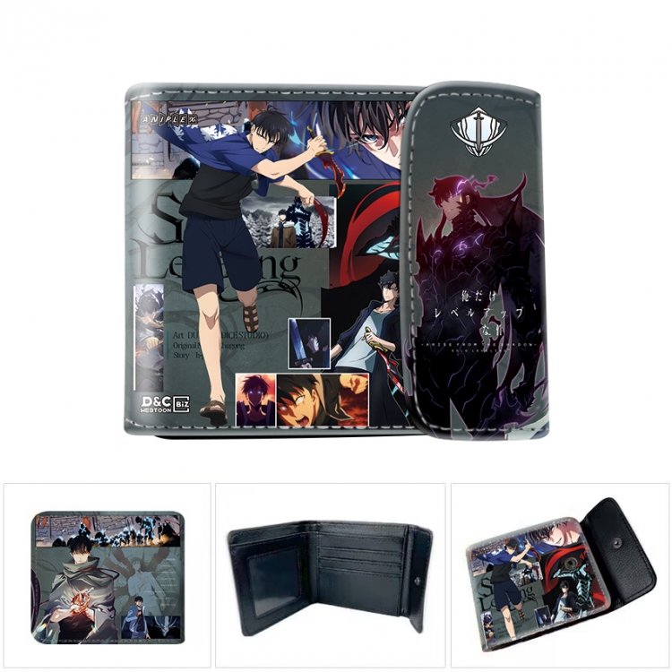 Solo Leveling:Arise Horizontal concealed wallet short wallet 12x10x2CM