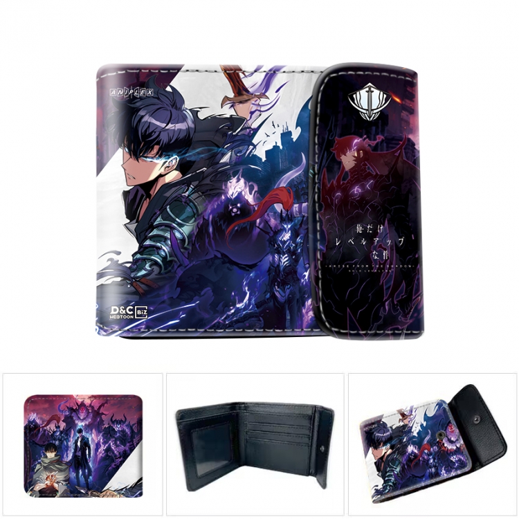 Solo Leveling:Arise Horizontal concealed wallet short wallet 12x10x2CM